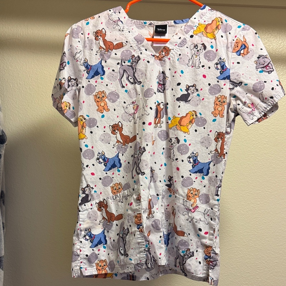 Disney scrub top